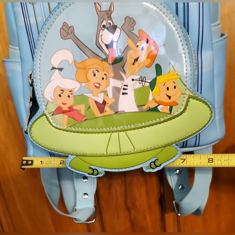 Jetsons Loungefly Sky Blue Mini Backpack UEC - Picture 6 of 17